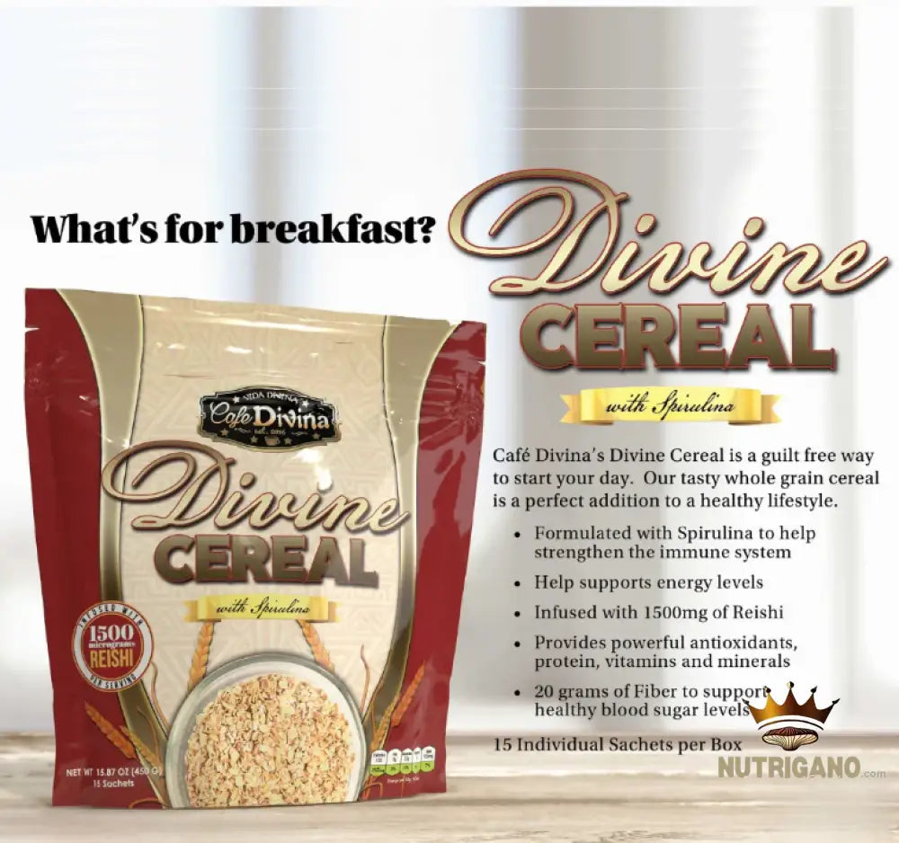 Cafe Divina Divine Cereal with Spirulina