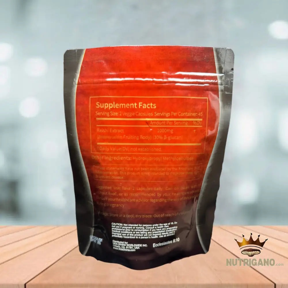 Reishi Capsules Supplement