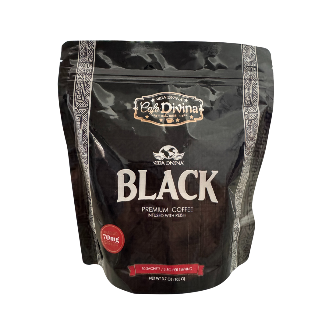 Vida Divina Black Coffee - NutriGano.com