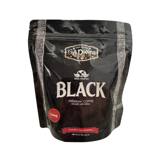 Vida Divina Black Coffee - NutriGano.com