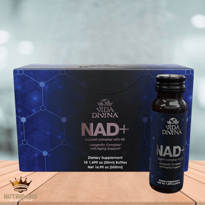 NAD+ Elixir: Cellular Energy, Anti - Aging & Vitality Support – Superfood Blend | Vida Divina | Vida Divina