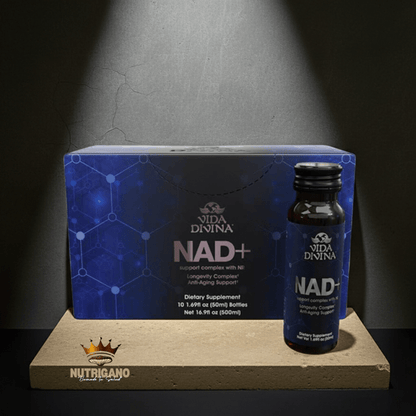 NAD+ Elixir: Cellular Energy, Anti - Aging & Vitality Support – Superfood Blend | Vida Divina | Vida Divina