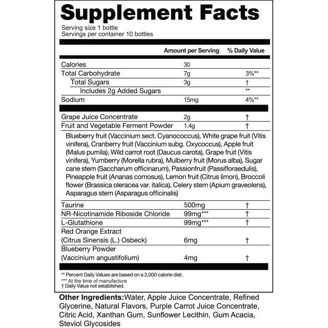 NAD+ Elixir: Cellular Energy, Anti - Aging & Vitality Support – Superfood Blend | Vida Divina | Vida Divina