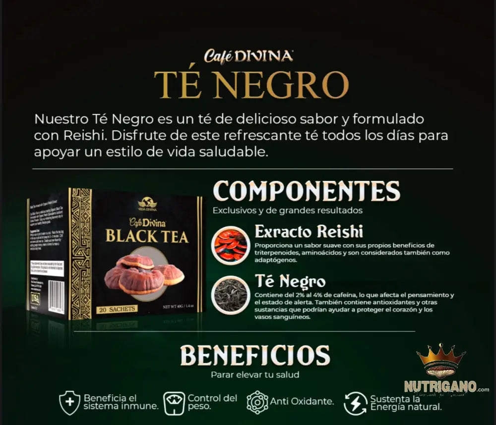 Cafe Divina Te Negro