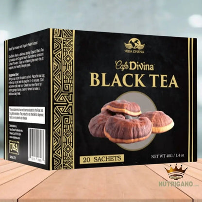 Black Tea with Reishi | Vida Divina | Vida Divina