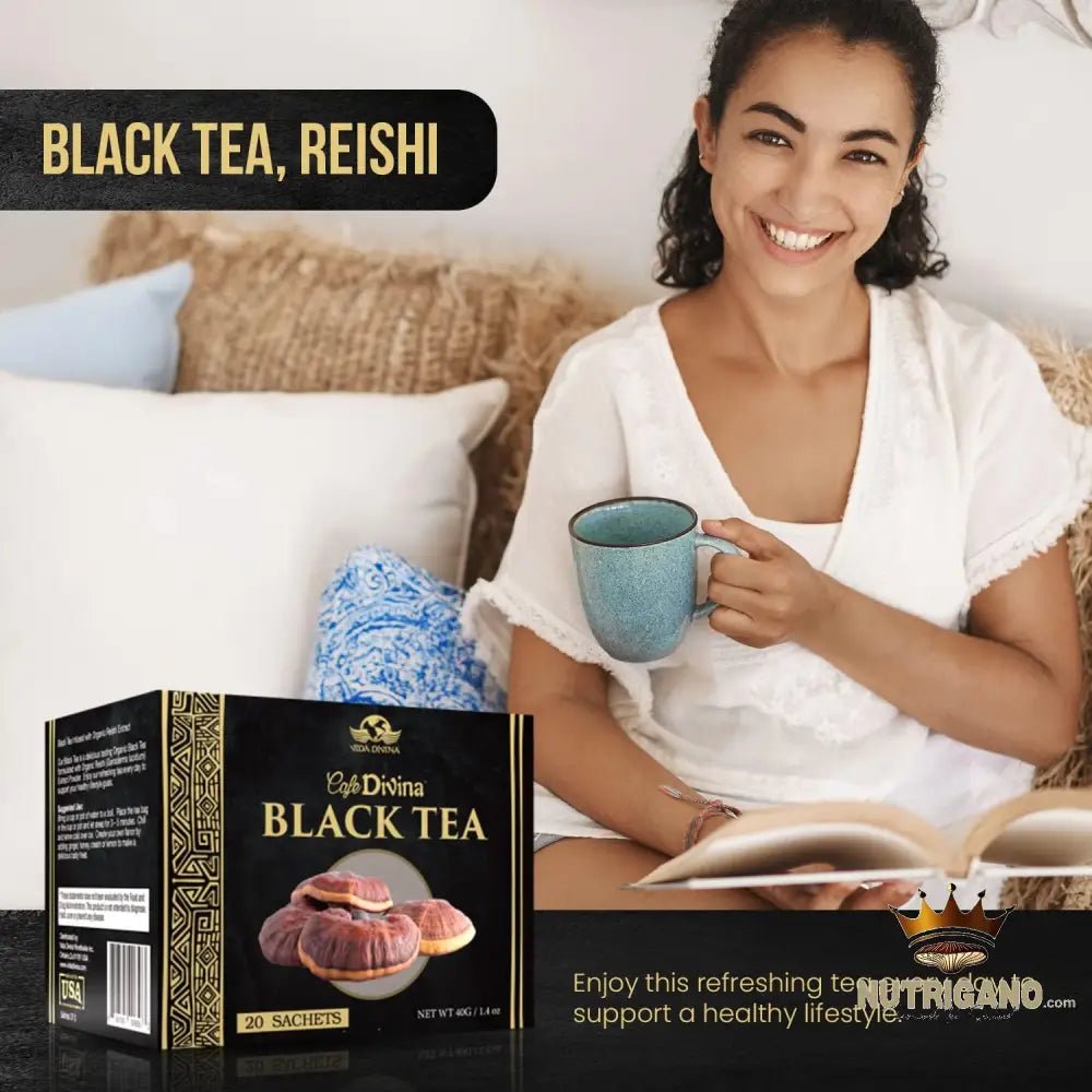 Black Tea with Reishi | Vida Divina | Vida Divina