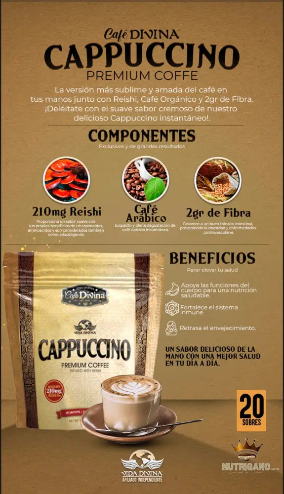 Cappuccino Coffee Cafe Divina