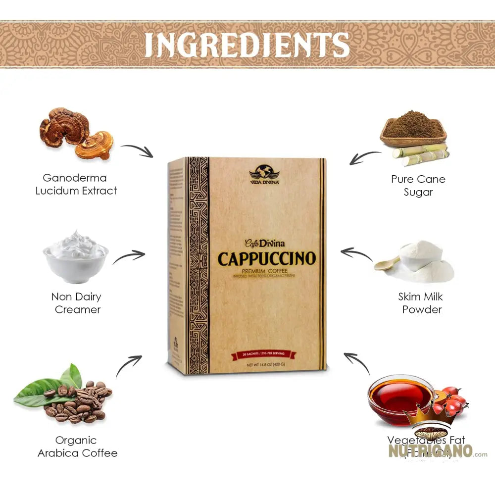 Cappuccino Coffee - NutriGano.com