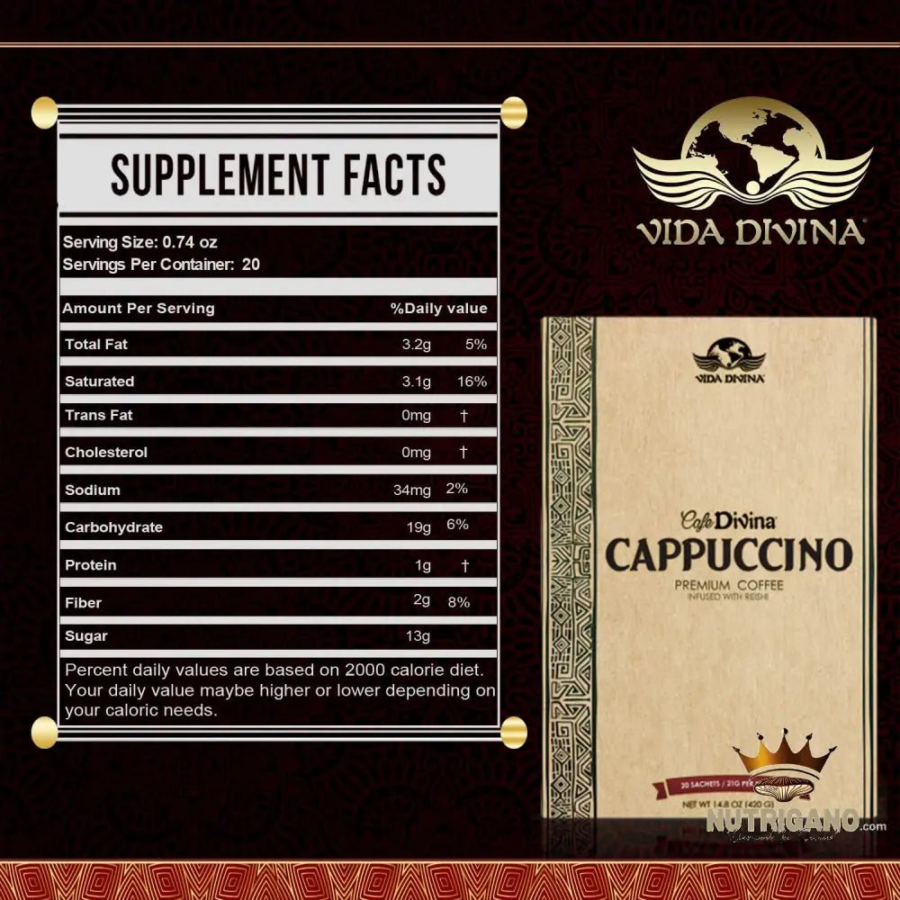 Cappuccino Coffee | Vida Divina | Vida Divina