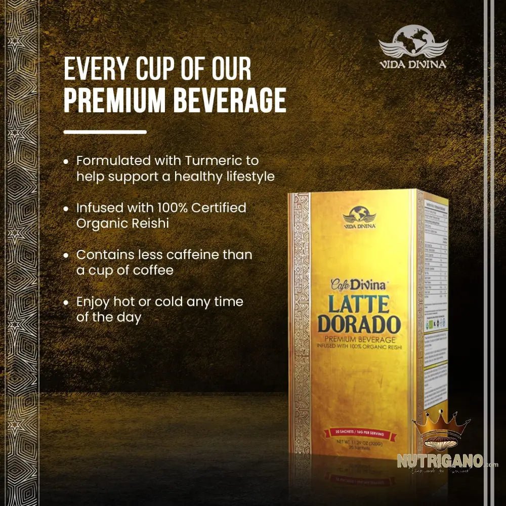 Latte Dorado with turmeric extract | Vida Divina | Vida Divina