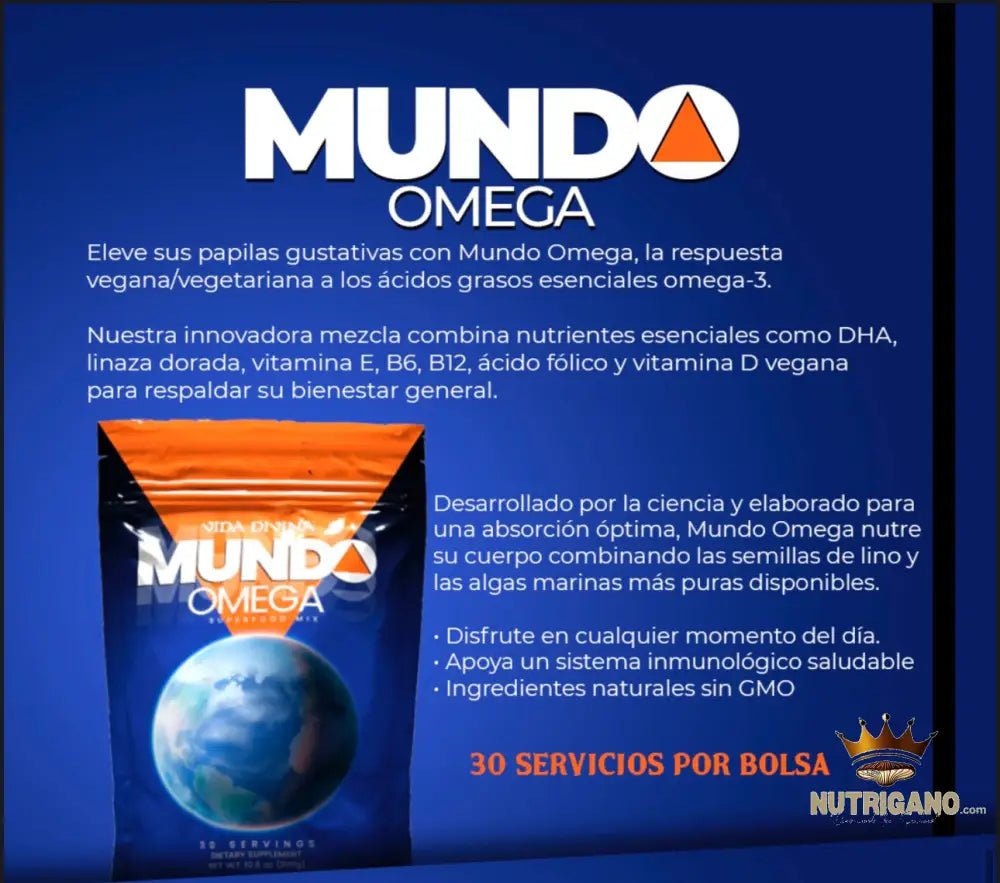 Mundo Omega | Omega 3 - 6 - 9 Superfood Smoothie Mix | Vida Divina | Vida Divina