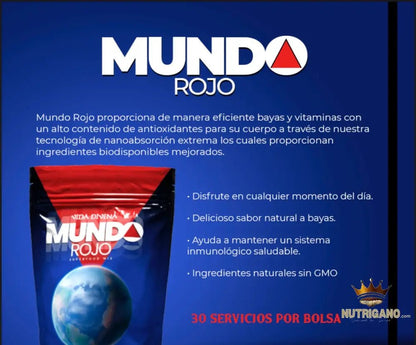 Mundo Rojo Superfood Mix | Antioxidant Berries and Vitamins | Vida Divina | Vida Divina
