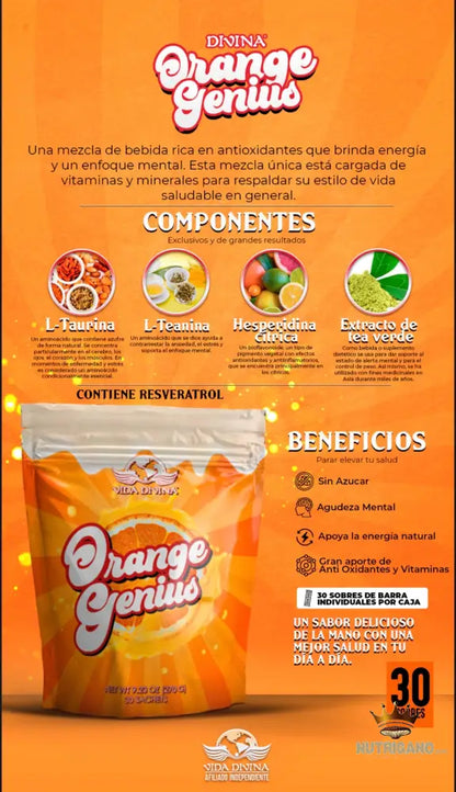 Orange Genius Cafe Divina