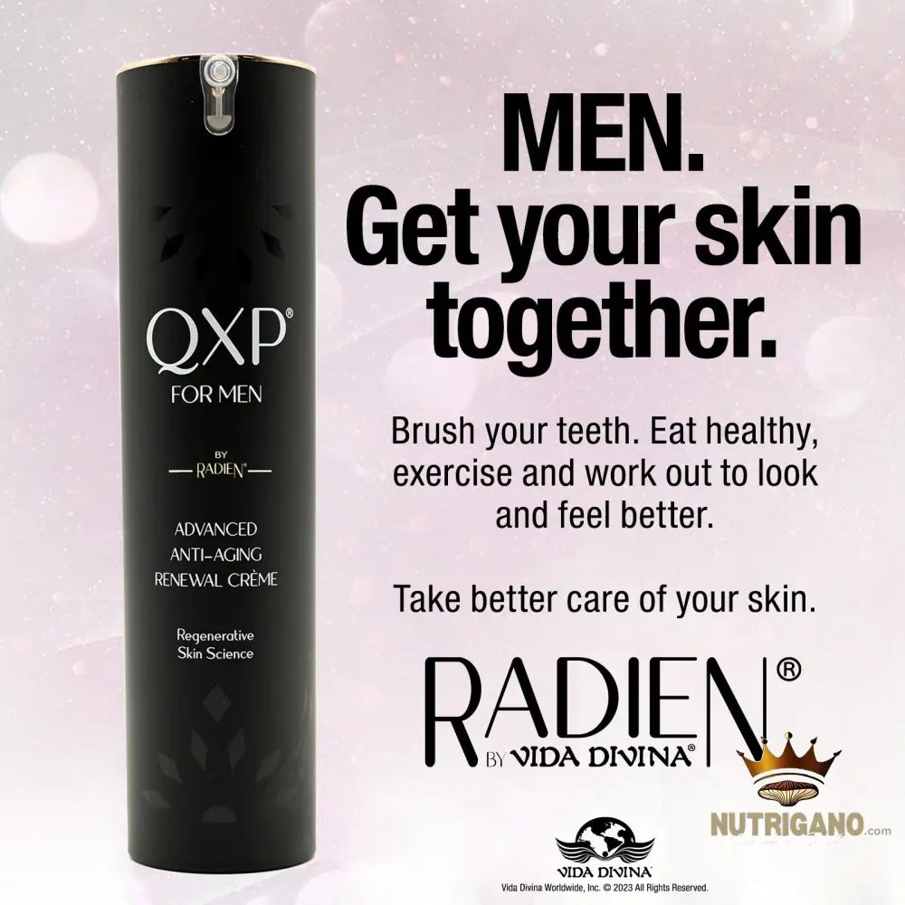 Radien Qxp For Men Advanced Anti-Aging Renewal Creme Beauty