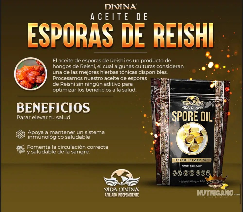 Reishi Spore Oil | Vida Divina | Vida Divina