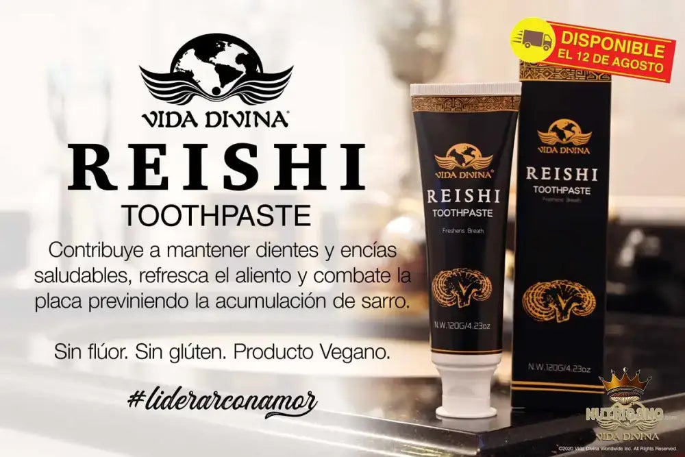 Reishi Toothpaste de Vida Divina