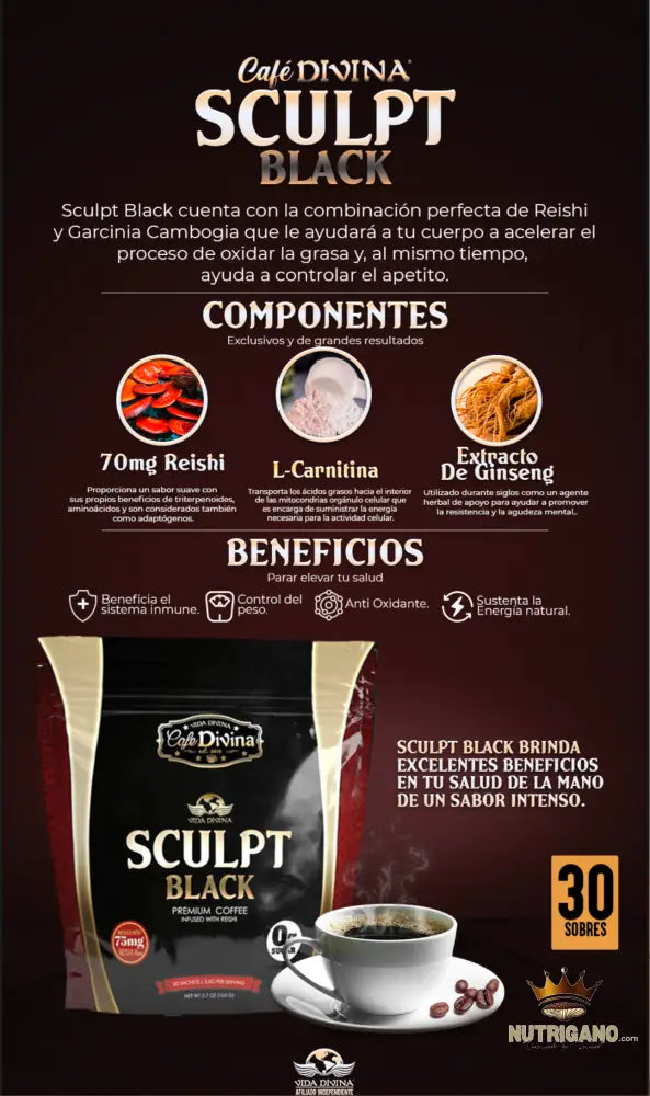 Vida Divina Sculpt Black