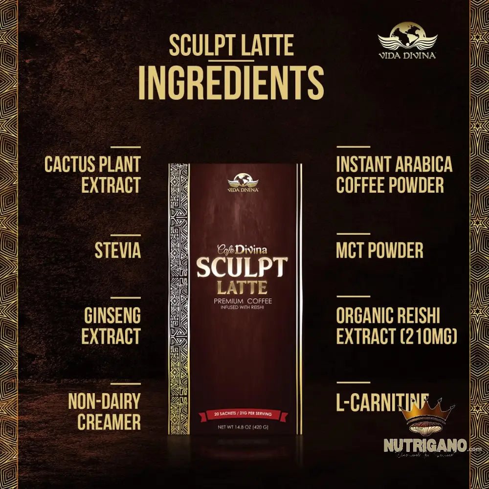 Sculpt Latte Coffee | Vida Divina | Vida Divina