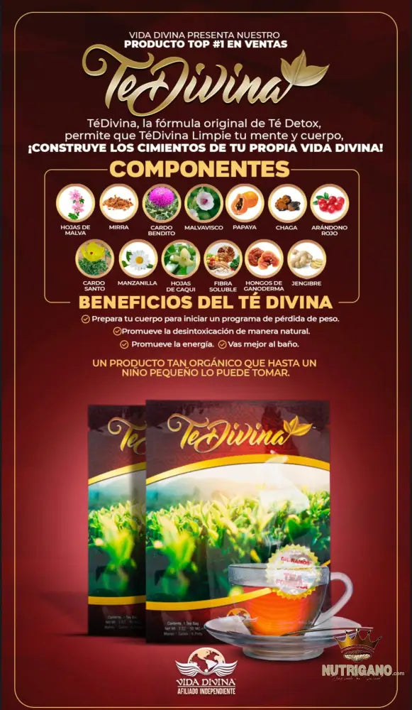 Te Divina Original Convenient Pack package