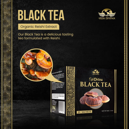 Vida Divina Black Tea - NutriGano.com