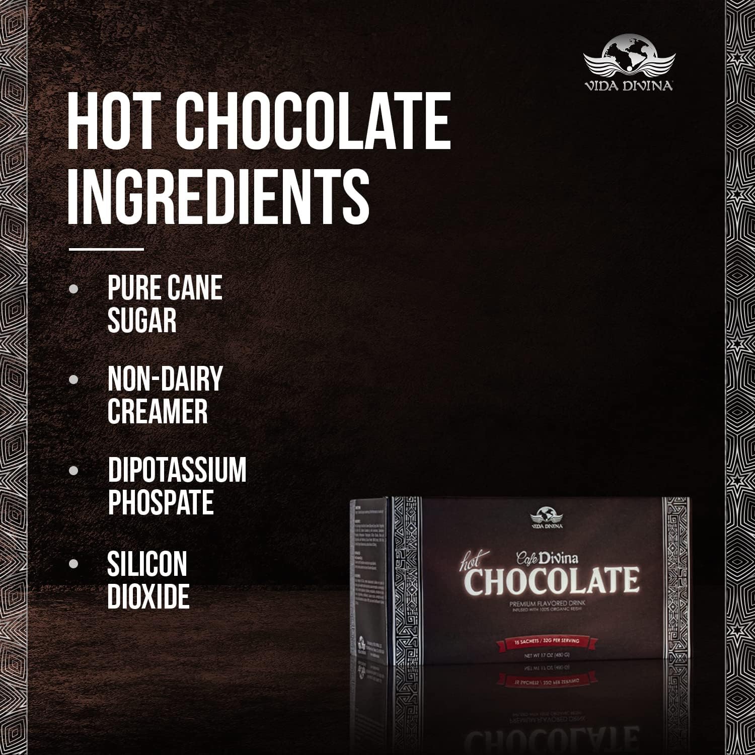 Vida Divina Vida Divina Hot Chocolate - NutriGano.com