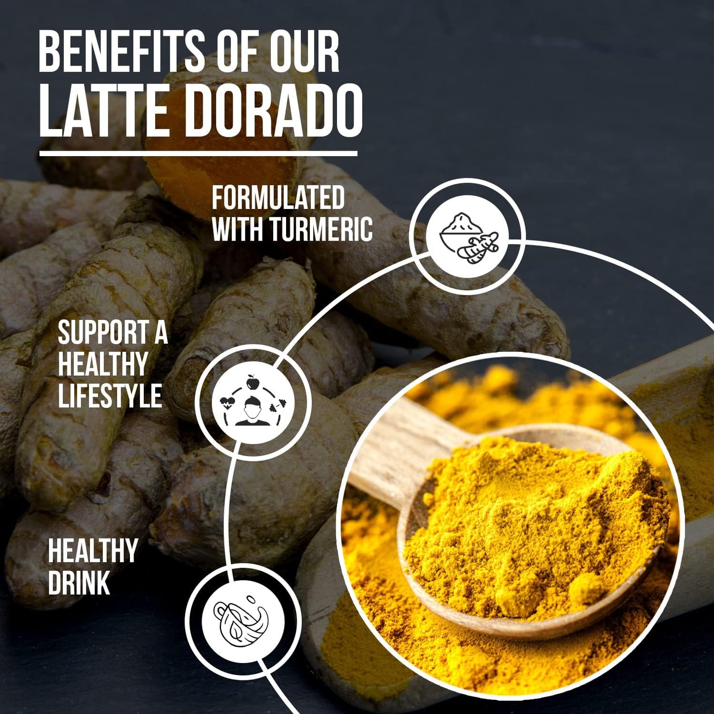 Vida Divina Latte Dorado Curcuma - NutriGano.com